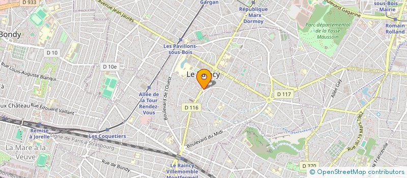 localisation de l'entreprise MADAME OCEANE DJARI à LE RAINCY
