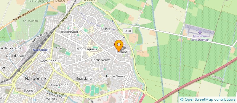 localisation de l'entreprise MADAME OCEANE DONISI  NARBONNE