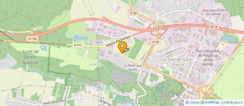 localisation de l'entreprise MADAME OCEANE DOS SANTOS  PLAISIR