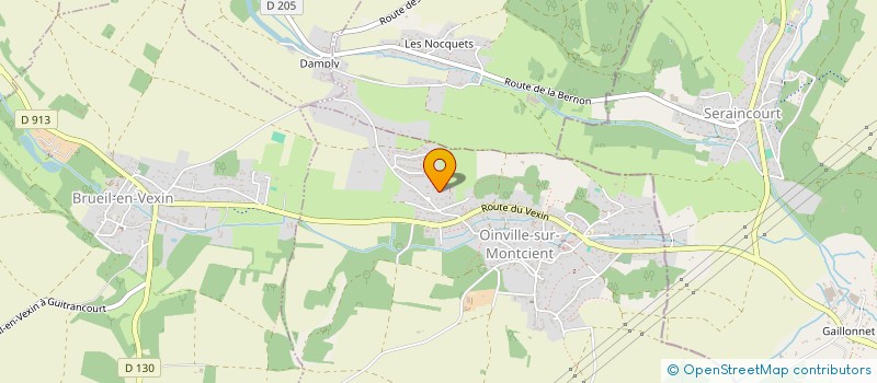 localisation de l'entreprise MADAME OCEANE DUBOIS  OINVILLE-SUR-MONTCIENT