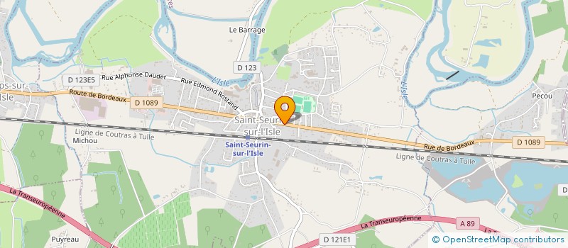 localisation de l'entreprise MADAME OCEANE DUBREUIL  SAINT-SEURIN-SUR-L'ISLE