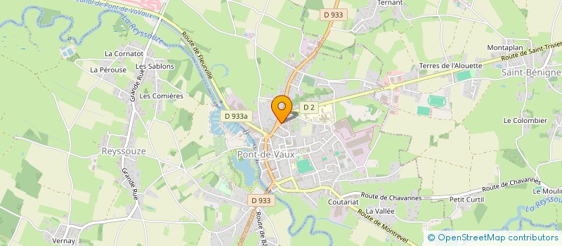 localisation de l'entreprise MADAME OCEANE DUBY  PONT-DE-VAUX