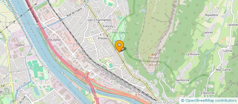 localisation de l'entreprise MADAME OCEANE DUCLOS  SAINT-MARTIN-LE-VINOUX