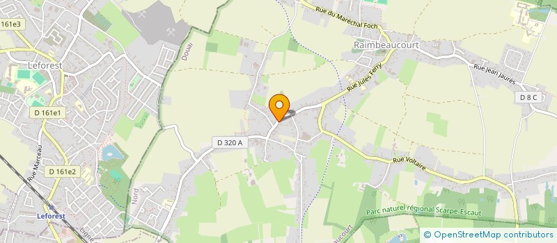 localisation de l'entreprise MADAME OCEANE DUFRENOY  RAIMBEAUCOURT