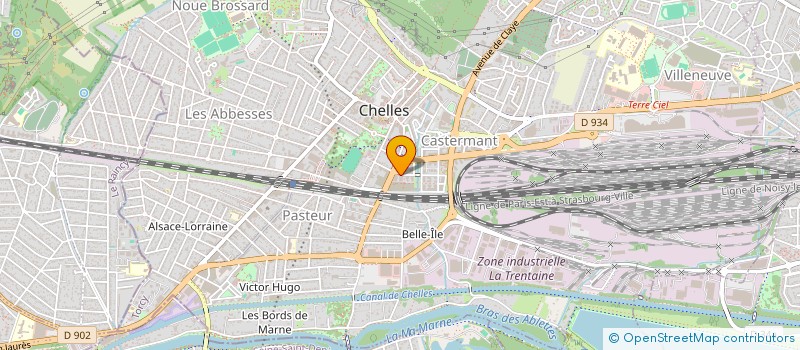 localisation de l'entreprise MADAME OCEANE DUPARCQ  CHELLES