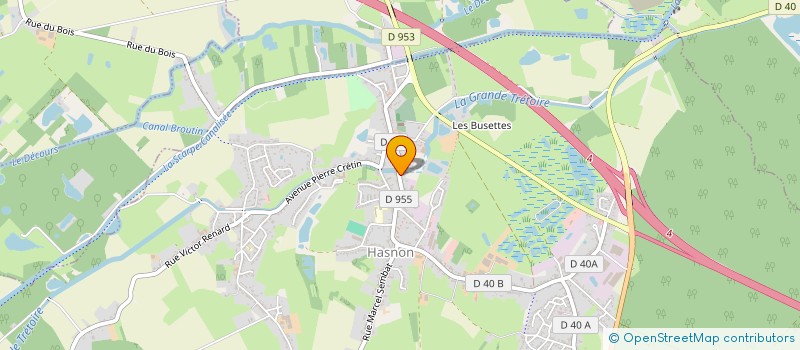 localisation de l'entreprise MADAME OCEANE DUPONT  HASNON