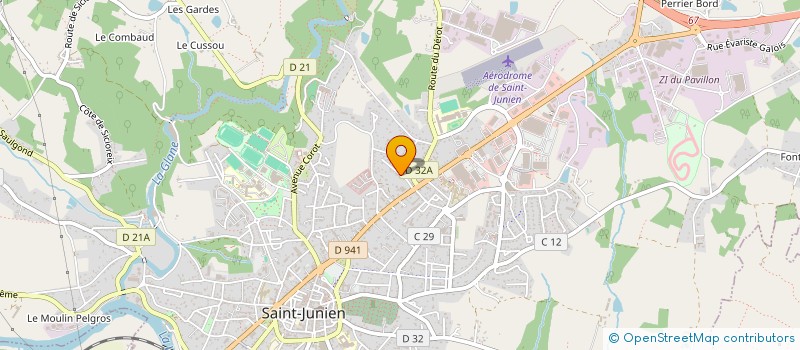 localisation de l'entreprise MADAME OCEANE DUPUY à SAINT-JUNIEN