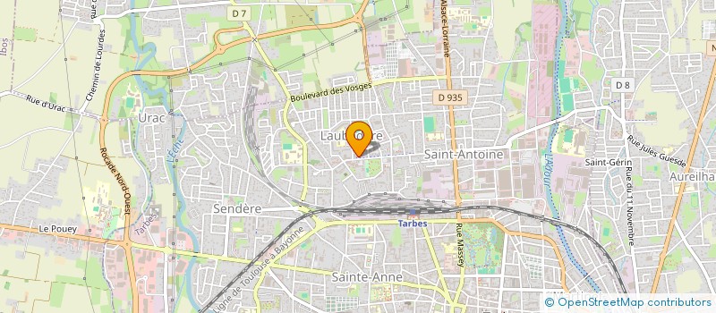 localisation de l'entreprise MADAME OCEANE DURAND  TARBES