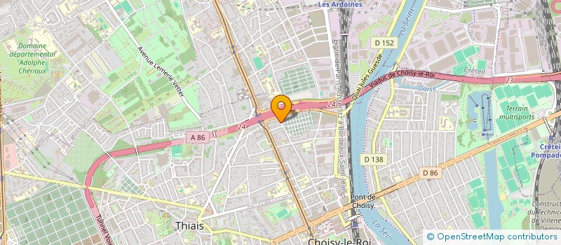 localisation de l'entreprise MADAME OCEANE DURAND  CHOISY-LE-ROI