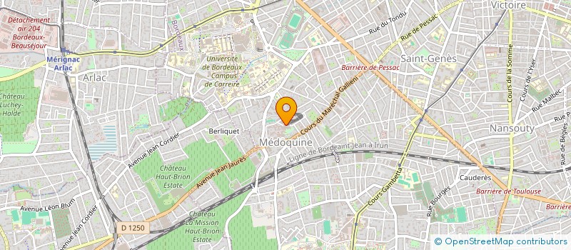 localisation de l'entreprise MADAME OCEANE DUREISSEIX  BORDEAUX