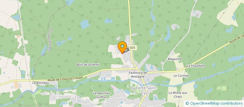 localisation de l'entreprise MADAME OCEANE DURIER  LA FERTE-SAINT-CYR