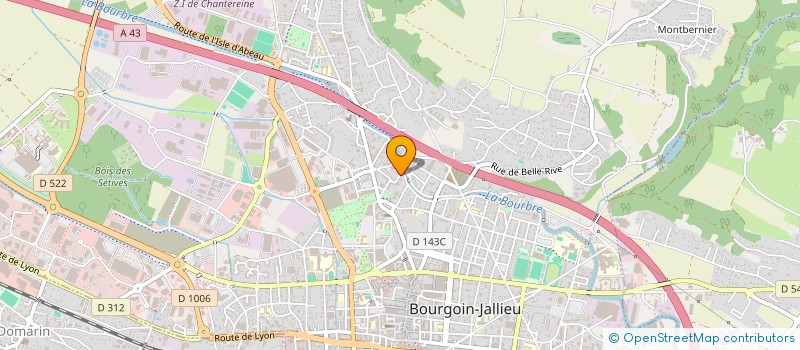 localisation de l'entreprise MADAME OCEANE EMEJAN  BOURGOIN-JALLIEU