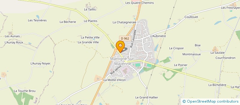 localisation de l'entreprise MADAME OCEANE ERNEST  MARTIGNE-SUR-MAYENNE