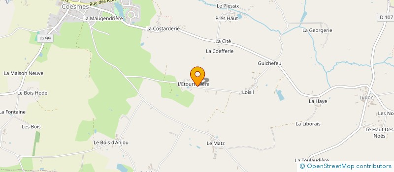 localisation de l'entreprise MADAME OCEANE EVERAERT  COESMES