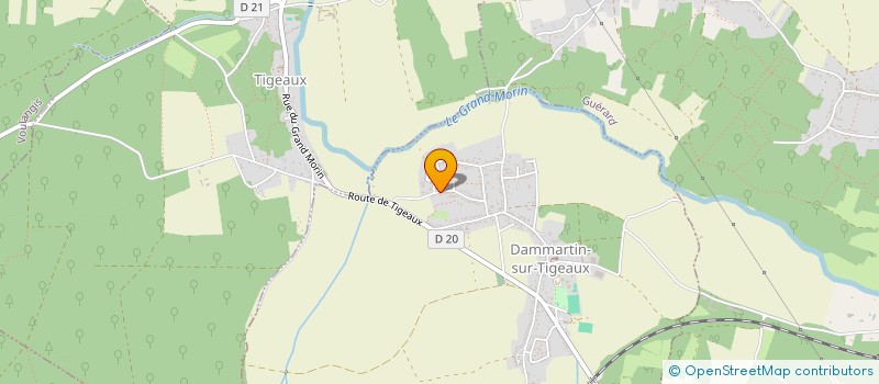 localisation de l'entreprise MADAME OCEANE FAURE  DAMMARTIN-SUR-TIGEAUX