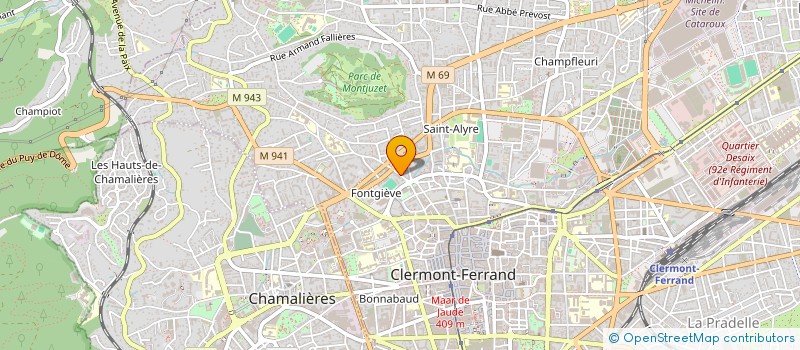 localisation de l'entreprise MADAME OCEANE FAYEULE  CLERMONT-FERRAND