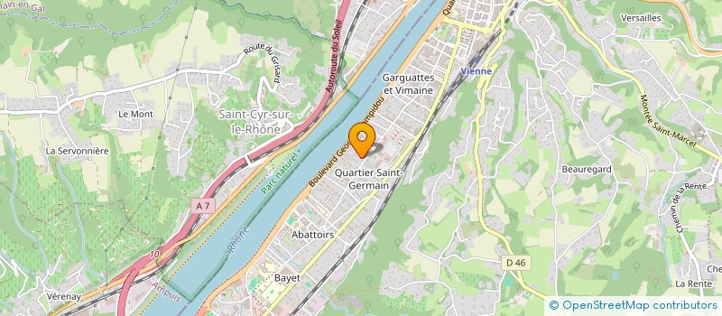 localisation de l'entreprise MADAME OCEANE FERRANDEZ  VIENNE