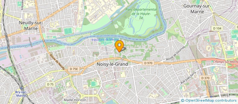 localisation de l'entreprise MADAME OCEANE FILLAUT à NOISY-LE-GRAND