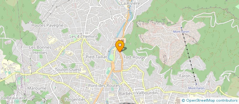 localisation de l'entreprise MADAME OCEANE FILLION  TOULON