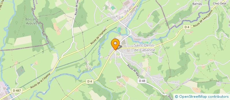 localisation de l'entreprise MADAME OCEANE FOURNIER  SAINT-DENIS-DE-CABANNE