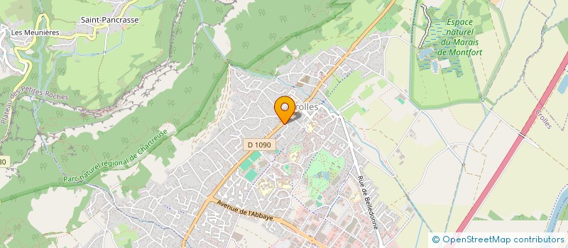 localisation de l'entreprise MADAME OCEANE GABRIELLE COMBAZ à CROLLES