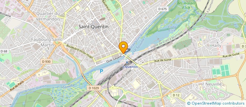 localisation de l'entreprise MADAME OCEANE GARCIA à SAINT-QUENTIN