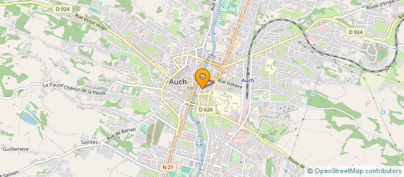 localisation de l'entreprise MADAME OCEANE GARCIA  AUCH