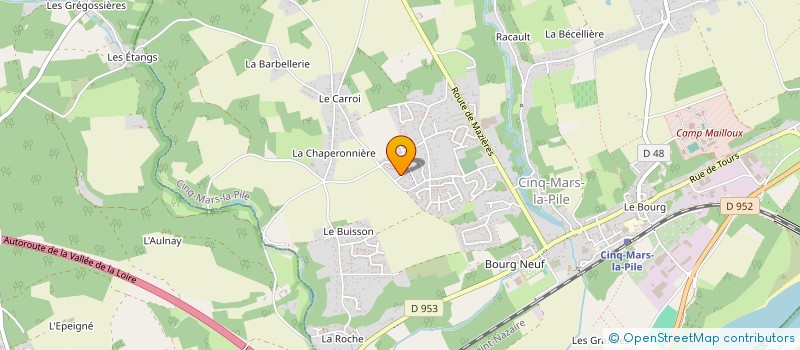 localisation de l'entreprise MADAME OCEANE GASTINEL  CINQ-MARS-LA-PILE