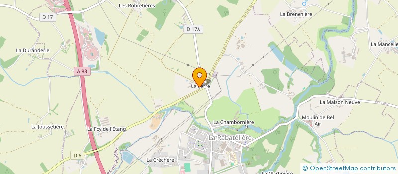 localisation de l'entreprise MADAME OCEANE GAUBE à CHAVAGNES-EN-PAILLERS