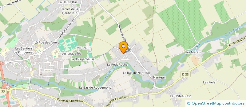 localisation de l'entreprise MADAME OCEANE GERVAIS  VINEUIL