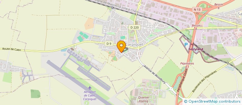 localisation de l'entreprise MADAME OCEANE GILLET  CARPIQUET