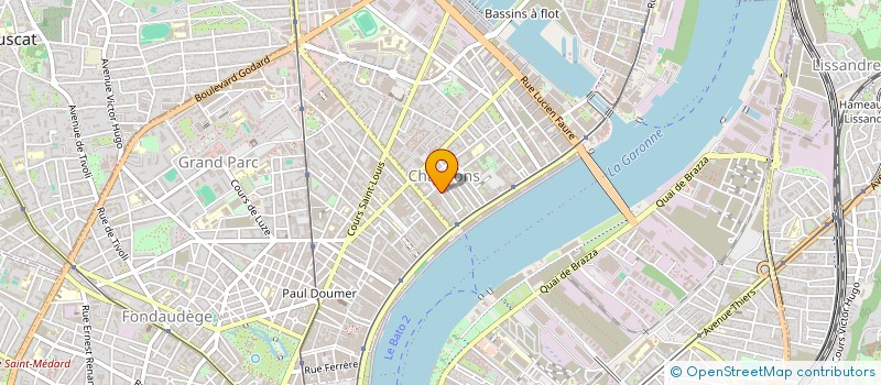 localisation de l'entreprise MADAME OCEANE GLACET  BORDEAUX