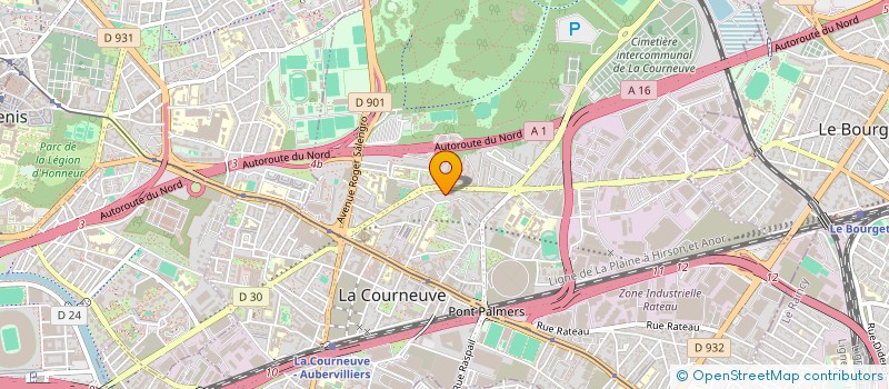 localisation de l'entreprise MADAME OCEANE GOMEZ à LA COURNEUVE