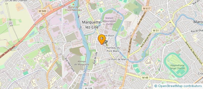 localisation de l'entreprise MADAME OCEANE GONCALVES SILVA NEIVA  MARQUETTE-LEZ-LILLE