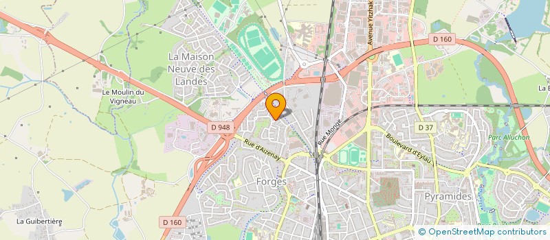 localisation de l'entreprise MADAME OCEANE GONTHIER--THEBAUD  LA ROCHE-SUR-YON