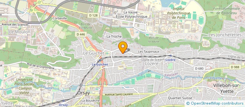 localisation de l'entreprise MADAME OCEANE GOUDIN à ORSAY