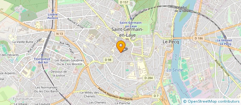 localisation de l'entreprise MADAME OCEANE GRANGIER  SAINT-GERMAIN-EN-LAYE