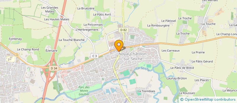 localisation de l'entreprise MADAME OCEANE GUAY  NOYAL-CHATILLON-SUR-SEICHE