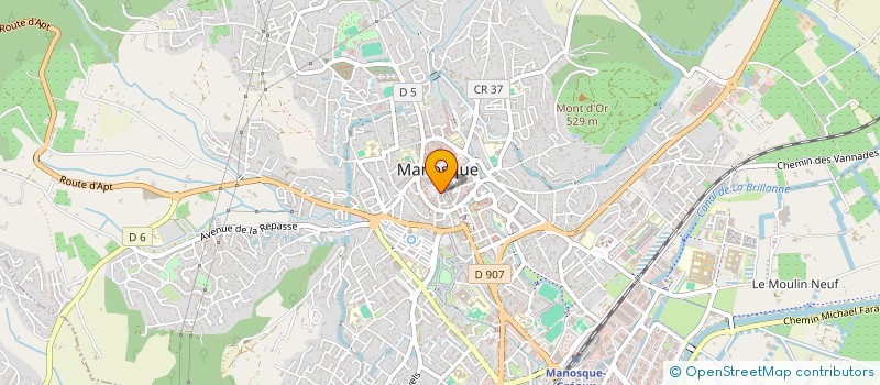 localisation de l'entreprise MADAME OCEANE GUILLON à MANOSQUE