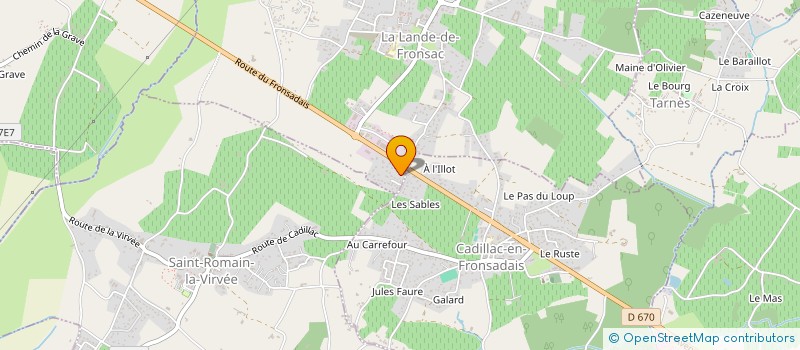 localisation de l'entreprise MADAME OCEANE HELFRICK à SAINT-ROMAIN-LA-VIRVEE