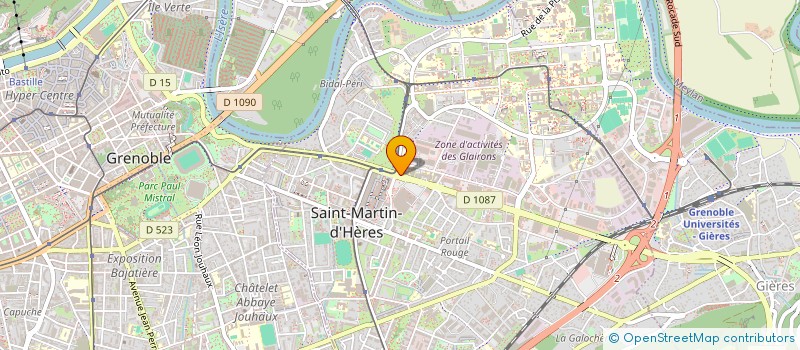 localisation de l'entreprise MADAME OCEANE HENARES  SAINT-MARTIN-D'HERES