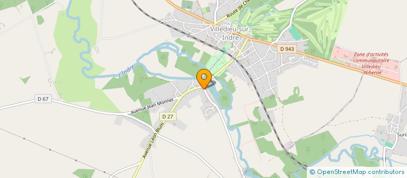localisation de l'entreprise MADAME OCEANE HENRY à VILLEDIEU-SUR-INDRE