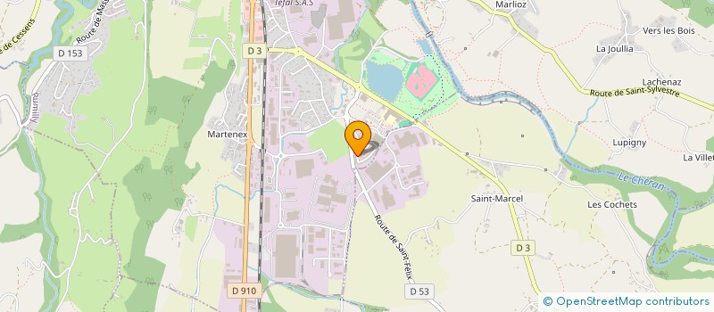 localisation de l'entreprise MADAME OCEANE HOLBAERT  RUMILLY