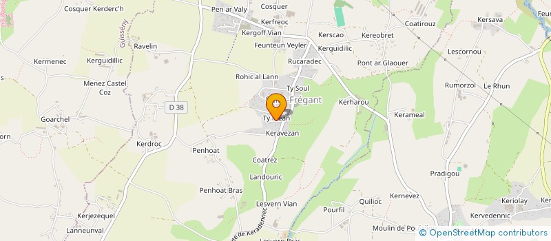 localisation de l'entreprise MADAME OCEANE HUGUES  SAINT-FREGANT