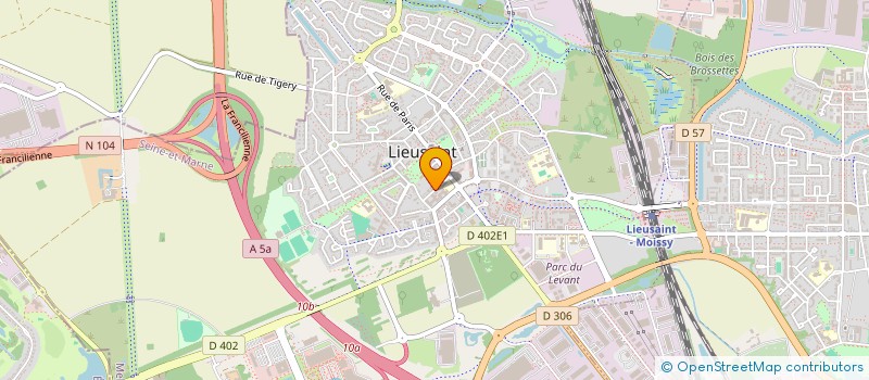 localisation de l'entreprise MADAME OCEANE HUITOREL  LIEUSAINT