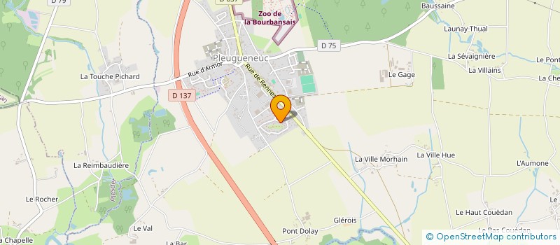 localisation de l'entreprise MADAME OCEANE HUONNIC  PLEUGUENEUC