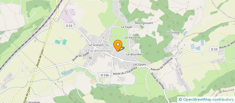 localisation de l'entreprise MADAME OCEANE JACQUES  CHARANTONNAY