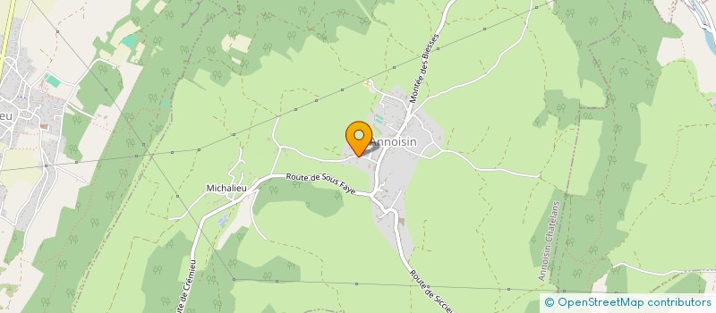 localisation de l'entreprise MADAME OCEANE JACQUESSON  ANNOISIN-CHATELANS