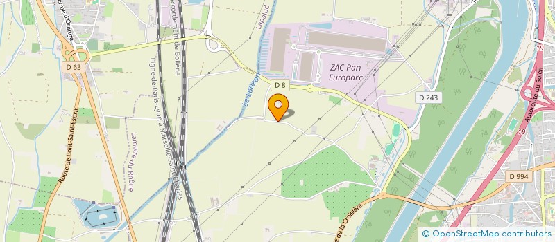 localisation de l'entreprise MADAME OCEANE JARNIAC  BOLLENE