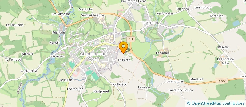 localisation de l'entreprise MADAME OCEANE JONCHERE  LOCMALO